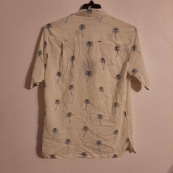 Weekender medium ivory palm tree button shirt - Picture 2 of 3